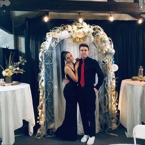 💙 Dark Navy blue scowl neck tight dress 💙